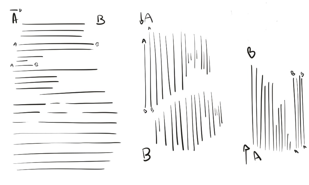 Exercices pour améliorer son coup de crayon Exercice 1 : Les Lignes Droites