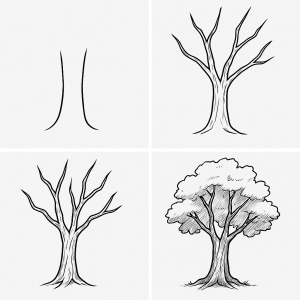 Comment dessiner un arbre ? Un guide facile pour les enfants
